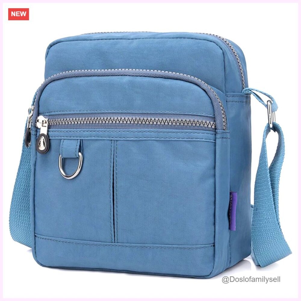 Nylon Waterproof Crossbody Bag Lightweight Travel Shoulder Purse